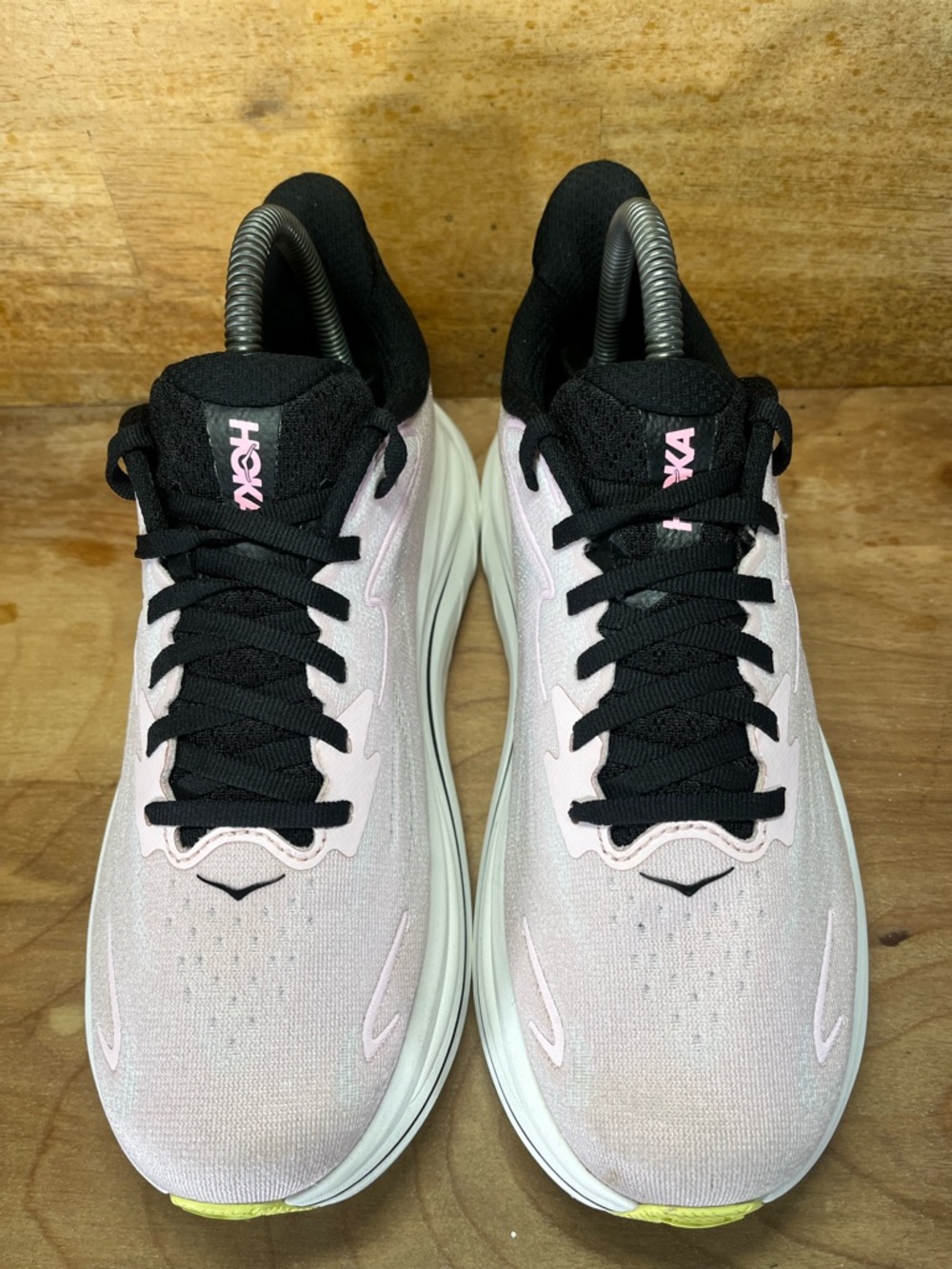 Hoka One One Clifton 10 REFLECTIVE Womens Size 7.5 Running Shoes Sneakers Pink - Picture 3 of 12